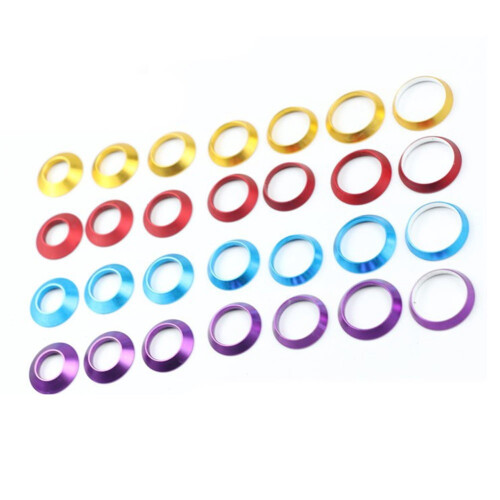 Έλεγχος δακτυλίου περιέλιξης από χρωματιστό κράμα αλουμινίου για κατασκευή και 2