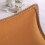 Phantoscope 18" x 18" Farmhouse Orange Polyester Throw Pillow 3