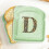 DEKAXID Customizable Toast Keeper With Lid - Fresh Bread Storage Box 26 Letters Available 1