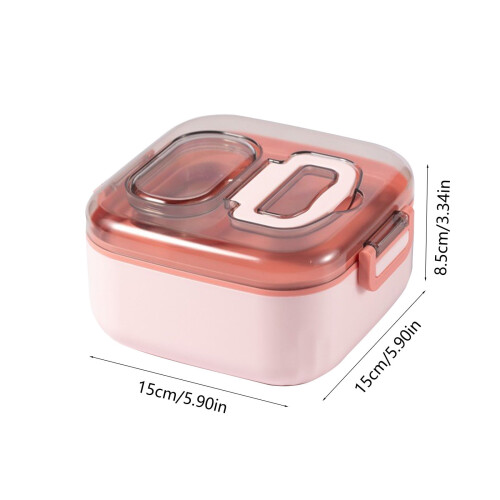 Δοχείο Lucky Bento για ενήλικες, δοχεία φαγητού για παιδιά, 3 τμημάτων, ανθεκτικά στις 2
