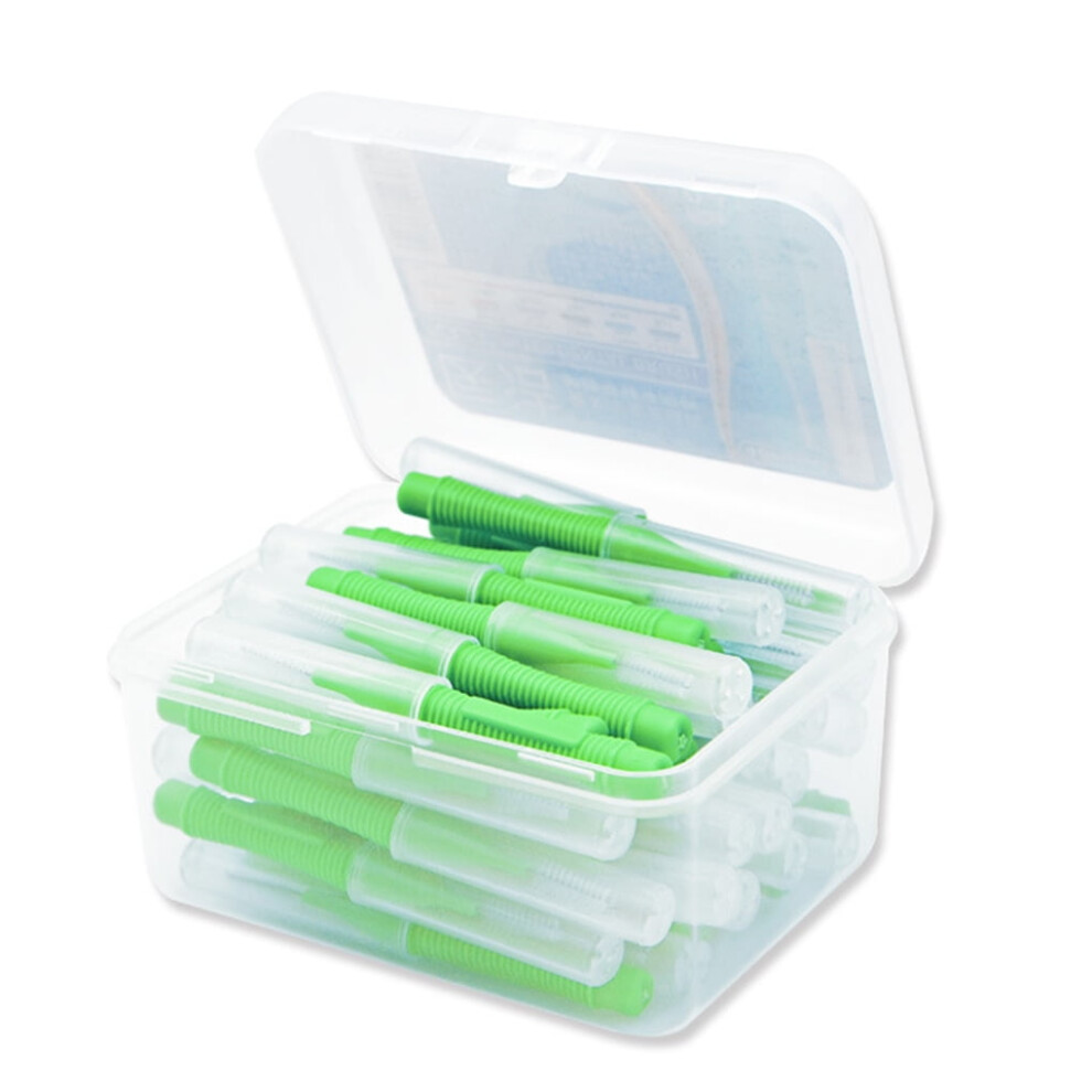 40pcs Interdental Brush Ultra Fine Toothpick Soft Floss Stick Tooth Floss Head Toothpick Cleaning Tool