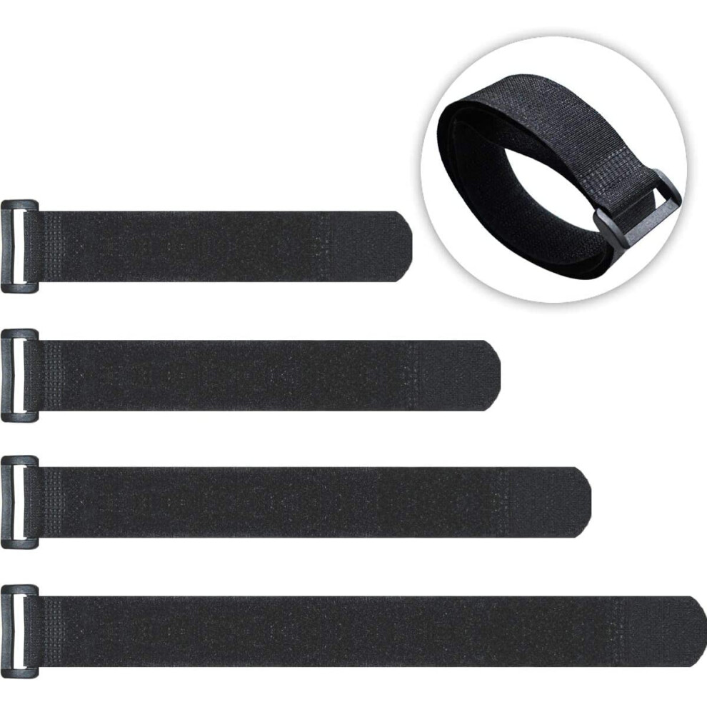 20 Pack Reusable Cinch Straps Fastening Cable Straps Nylon Hook And Loop Cinch Cable Ties Down Multipurpose Securing 9191629718122