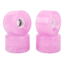 78A Translucent Pink PU Wheels for Skate & Longboard 4 Pack Replacement