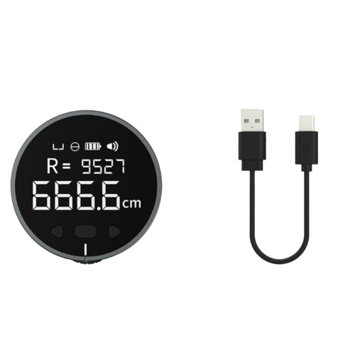 Lcd Digital Meter Electronic Tape Measure Electronic Ruler Mesuring Curve Object
