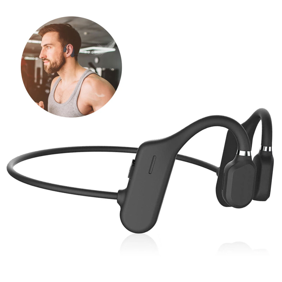 Open Ear Bone Conduction Headphones Bluetooth 5.0 Wireless Earbuds With Mic, Sport Headset For Compatible With Iphone Android 9191629718931
