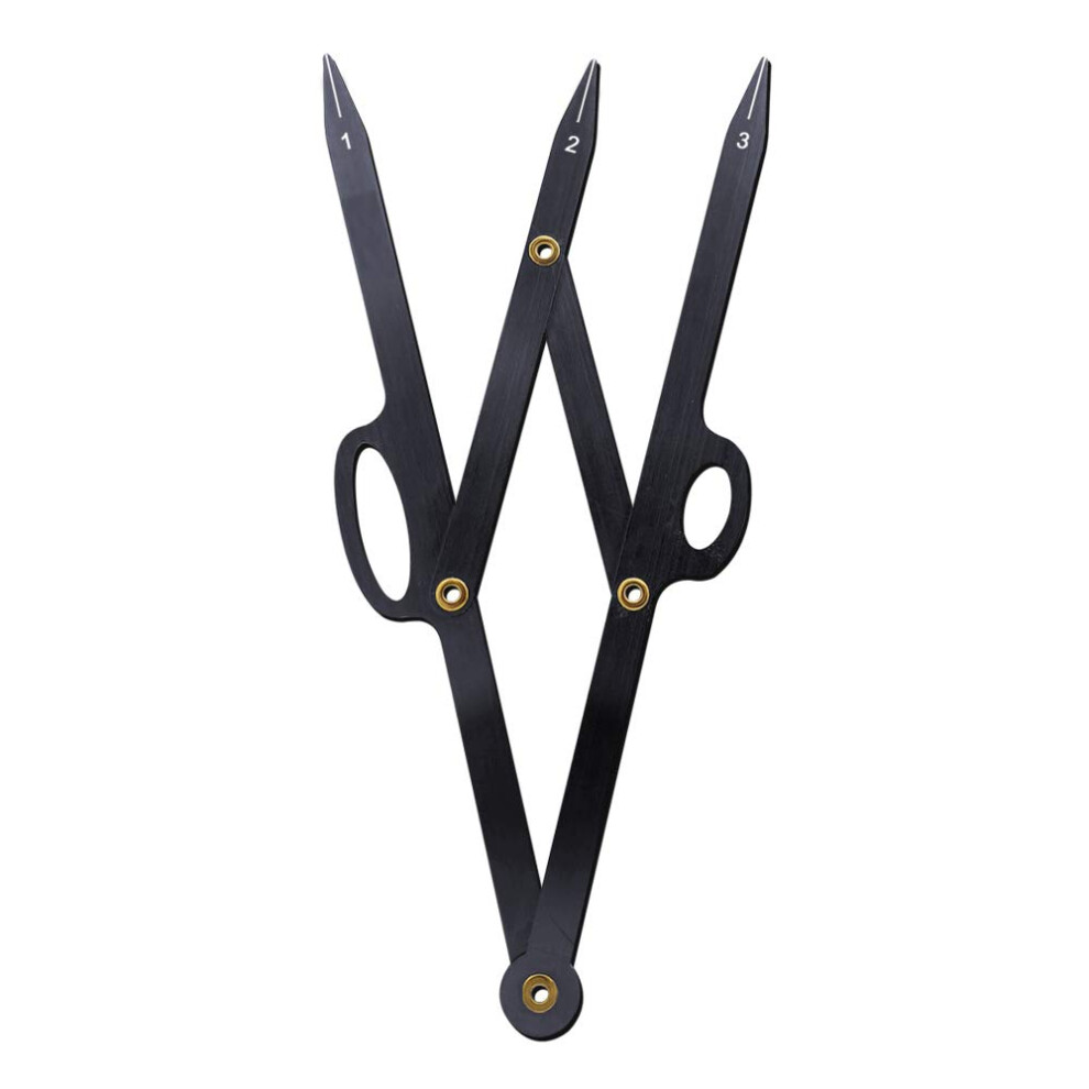Golden/Black Eyebrow Ratio Ruler Stainless Steel Microblading Tool For Precise Brow Mapping