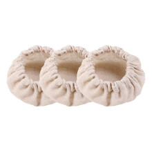 Replio Yeast Fermentation Tank Cloth Lid Unbleached Reusable Cotton Linen Cloth Lid Fits 3" 4" Jar Mouths 3pc Gifts
