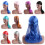 Bandana Silk Durag Pirate hat WHITE white 8