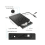 Εξωτερική μονάδα CD/DVD USB3.0Τύπος-C6σε1Μονάδα αναπαραγωγής DVD με οπτικές μονάδες SD/TF & 2