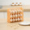 Kayannuo Kitchen Gadgets Clearance - Πτυσσόμενο δοχείο αποθήκευσης αυγών με χρονική κλίμακα, 5