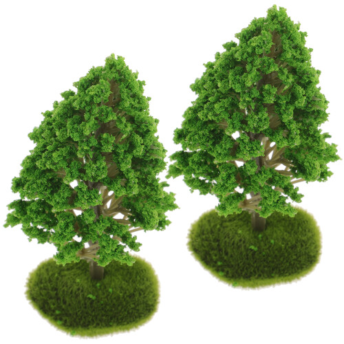 Artificial Mini Trees for DIY Scenery Landscape - 2 Pcs 1