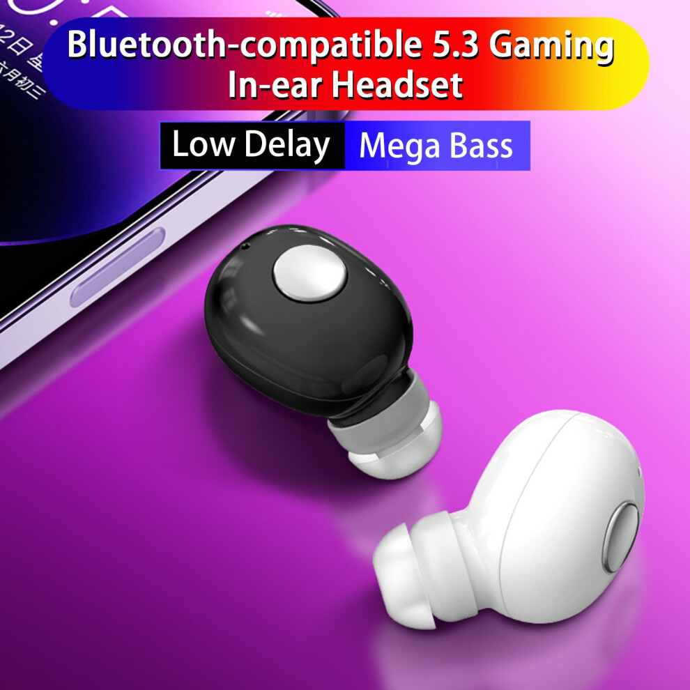 Susuchens Wireless Earbuds, Ipx5 Waterproof, Low Delay, Stereo Sound, Mega Bass, Noise Reduction, Compatible With Android & Ios, Black 9340258945953
