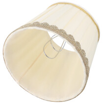 Abat-jour en mousseline, ornement de lampe, accessoire de lampe plissé