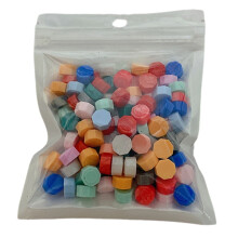 Kit de lacre de cera, pérolas de cera para lacre, aquecedor de cera em colher, vela para artesanato e presentes.