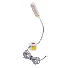 Lampe de travail à col de cygne 110-250 V, 30 LED, avec base magnétique