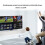 Telecomandă universală Eccomum pentru televizor digital inteligent HDTV LED, negru 7