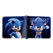 Peněženka Sonic The Hedgehog pro děti, chlapce a dívky, pouzdro na karty, kabelka F