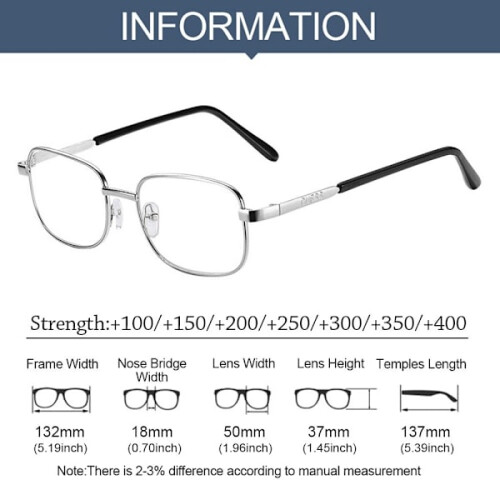 Lunettes de lecture carrées SILVER STRENGTH150Silver Strength150 1