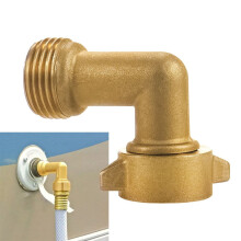 Raccord coudé à 90 Mosiee1pc pour tuyau d'eau, raccord en laiton pour camping-car et caravane, accessoire de voyage