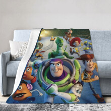 Couverture Toy Story Hotel, couverture anime pour lit, couverture pour canapé, couverture polaire ultra douce pour chambre et salon, 152 x 127 cm
