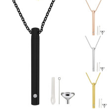 set katten-/hondenurnketting voor as, roestvrij staal, aandenken voor kat/hond, huisdierhanger, sieraad, cadeau voor vrouwen en mannen