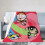 Κουβέρτα ξενοδοχείου Powerpuff Girls, κουβέρτα Anime για κρεβάτι, κουβέρτα καναπέ, 1