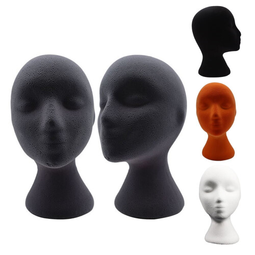 Vnanda2Pcs/Σετ Κεφαλής Περούκας - Ψηλή Γυναικεία Βάση και Στήριγμα για Περούκες