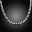 Colar RSAMD Classic Masculino Feminino com Corrente de 6 mm e Pingente em Prata de Lei 925 - 22 polegadas 4