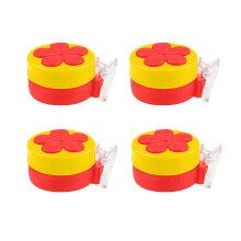 Offre spéciale Saint-Valentin 2024 de LOOPSUN ! Lot de 4 mini mangeoires à colibris à pince, compatibles avec les pots et décorations de jardin.
