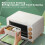 Bocqde Lunch Box για παιδιά, πολυστρωματικό Bento Box, φορητό και κατάλληλο για φούρνο 4