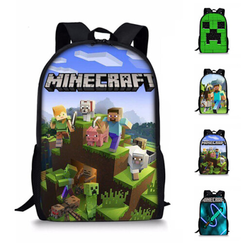 Σακίδιο πλάτης Minecraft για παιδιά σχολικής τσάντας, διοργανωτής ταξιδιού A 1