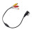3RCA σε AMI Audio Video Cable Γυναικείο DVD Αυτοκινήτου Κατάλληλο για Audi A6L/A8/A5/Q5/Q7/A1/A6L 3