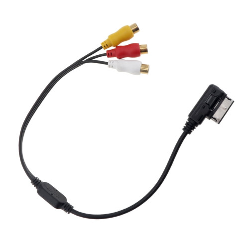 3RCA σε AMI Audio Video Cable Γυναικείο DVD Αυτοκινήτου Κατάλληλο για Audi A6L/A8/A5/Q5/Q7/A1/A6L 2