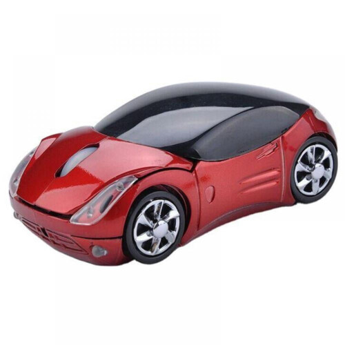 Car Shaped Wireless Computer Mouse Ergonomic Gaming Optical Mouse USB 2.4G Mini Receiver Office Accessories for PC Windows Laptop Notebook Mac 1