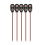 9V-Steckstecker-Anschlusskabel (horizontal/vertikal), 5er-Pack 4