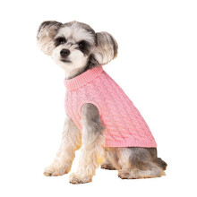 NANAHuang Sweter dla Małych Psów Ubranka dla Szczeniąt Zimowy Ciepły Golf Sznaucer Chihuahua Mops Kostium Ubranka dla Zwierząt Ropa De Perro