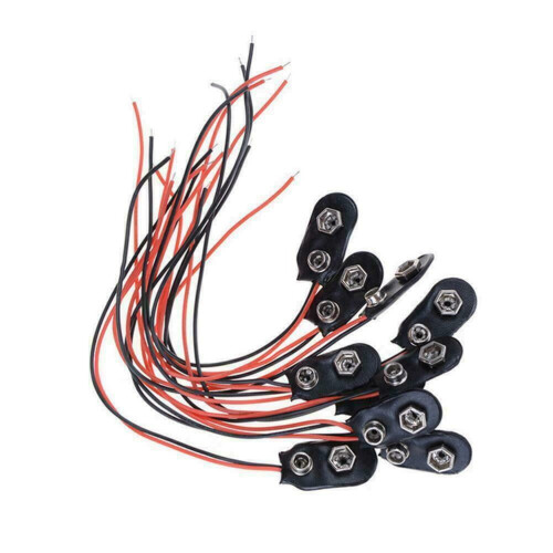 9V-Steckstecker-Anschlusskabel (horizontal/vertikal), 5er-Pack 2