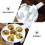 Stainless Steel Roasting Pan Baked Snails Escargot Dish Tray Ceramic Baking Pans Tableware Plate Server 5