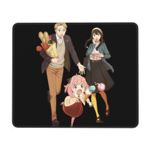 Spy Family Rubber Lock Edge Egérpad, Irodai asztali pad, Írólap, Többkódos játékpad Egérpadok számítógépekhez Laptop egér Egérpad