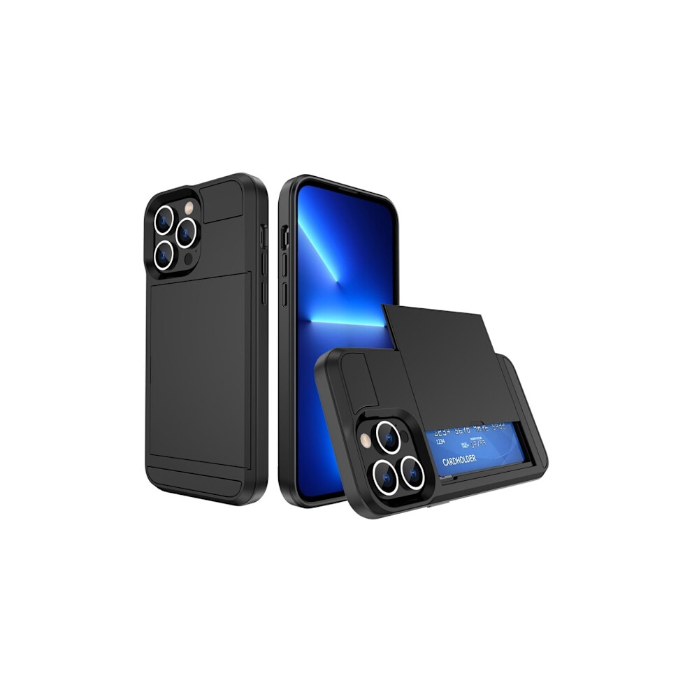 Compatible With Iphone 14 Pro Max Case With Card Slot - Black 9423501783066