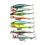 37er-Packung Wobbler-Angelköder, Minnow-Mix, Crankbait mehrfarbig 6