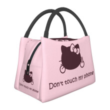 Sac à lunch Hello Kitty mignon et réutilisable, isotherme, idéal pour le bureau, les pique-niques et la randonnée - Style 4