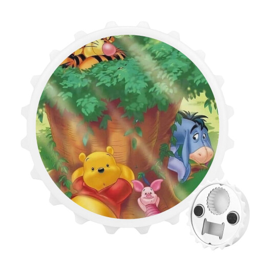 Ανοιχτήρι μπουκαλιών Winnie the Pooh μαγνητικό με μαγνήτες ψυγείου αυτοκόλλητο