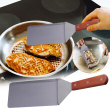 TUOBARR Pannkaksspade, Stekspade i Järn, Multifunktionellt Lutande Bredverktyg