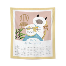 Décorations de Noël Grinch 2024 en liquidation Jacenvly : Tapisserie calendrier en tissu à suspendre, idéale pour décorer le mur de votre