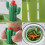 Cactus Kitchen Sink Drain Strainer, Press Automatic Dumping Basket, Self-Cleaning, Multi-Functional (2PCS-A) 6