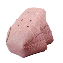 2Pcs Foldable Leather Roller Skate Toe Guards with Reinforced Stitching for Outdoor Sports