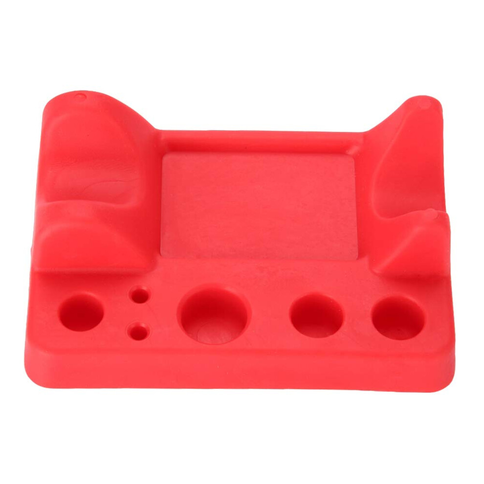 Tattoo Machine Holder with Non Slip Silicone Base, Organizes Tools and Pigment Cups, Tattoo Pen Stand