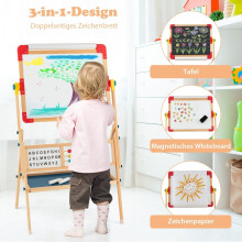 Chevalet en bois Chevalet enfant rotatif sur pied 62 x 45 x 118 cm