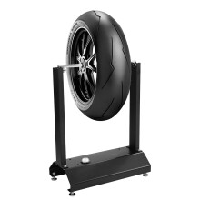 Équilibreuse de roue de moto portable avec cônes réglables 40,5 x 22 x 51 cm